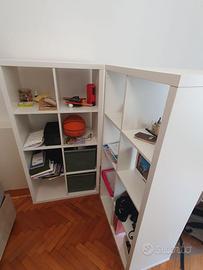 Librerie IKEA KALLAX (x2) + box inclusi