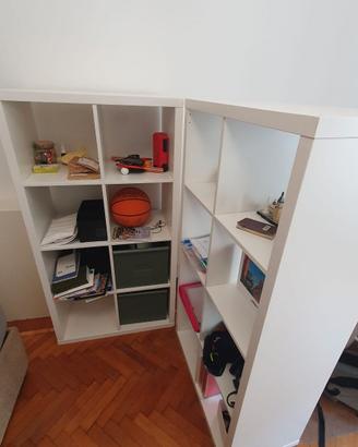 Librerie IKEA KALLAX (x2) + box inclusi