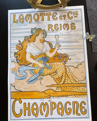 POSTER LIBERTY MUCHA FINE ART NOUVEAU ARREDAMENTO
