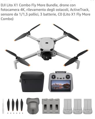 Drone dji lito x1 combo (telecomando rc2)