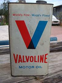 Valvoline latta olio anni 60/70