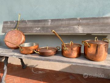 Batteria pentole Rame 8pz