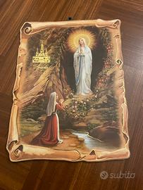 Quadretto religioso Nostra Signora di Lourdes