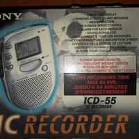 Sony icd 55 ic recorder. leggi