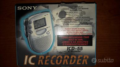 Sony icd 55 ic recorder. leggi