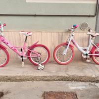2 bici da bambina