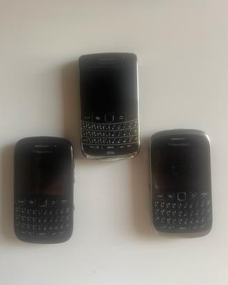 3 cellulari BlackBerry