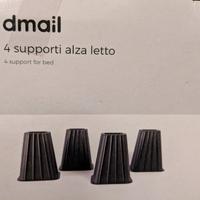 Dmail 4 supporti alza letto matrimoniale