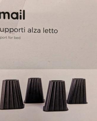 Dmail 4 supporti alza letto matrimoniale