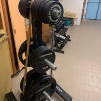 Dischi Pro fitness Lacertosus oltre 100kg + Rack