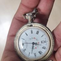 orologio da taschino in argento