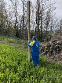 Pali in cemeto vibrato