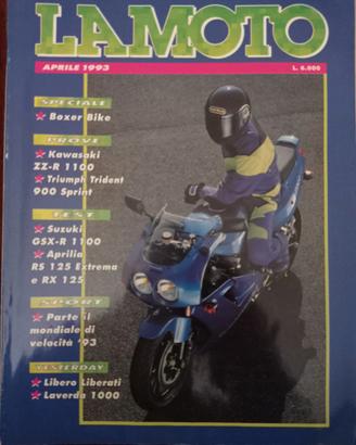 rivista LA MOTO numero 4 anno 1993