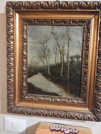 quadro olio su tela