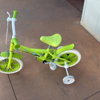 Bici verde pampers