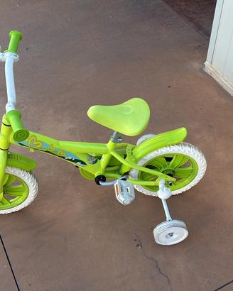 Bici verde pampers