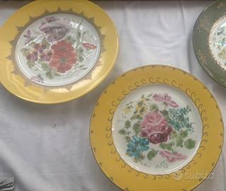Set 2 piatti Seltmann Weiden Bavaria dipinti a man