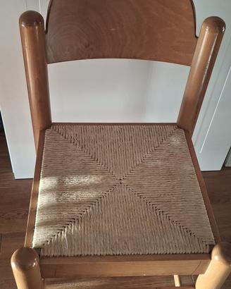2 sedie in legno da cucina