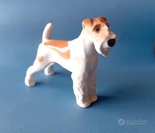 Statuina porcellana  URSS - Fox Terrier Lomonosov