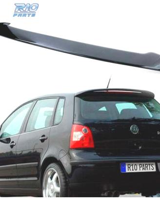 SPOILER VOLKSWAGEN VW POLO MK4 01-09 ABS NERO LUCI