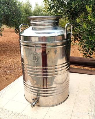 Bidone per olio 50 litri in acciaio