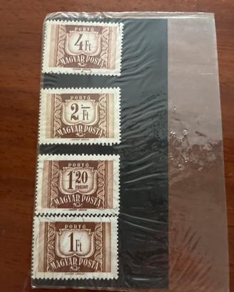 Francobolli ungheria magyar posta nuovi