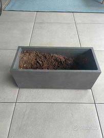 DEROMA Millennium Colore Antracite Vaso Cassetta