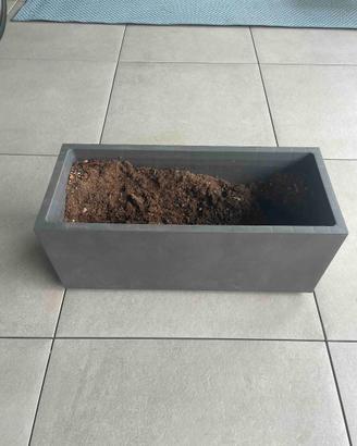 DEROMA Millennium Colore Antracite Vaso Cassetta