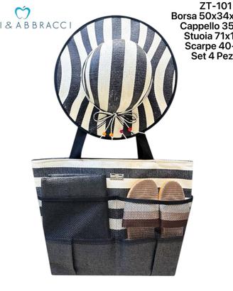 Set borsa mare 4 pezzi Baci è Abbracci 