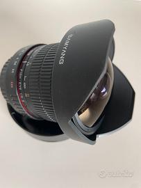 Samyang 3.5/8mm fish-eye CS II.