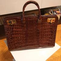 Borsa coccodrillo caimano