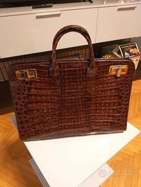 Borsa coccodrillo caimano