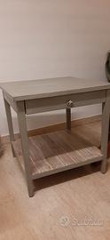 Tavolino grigio shabby chic