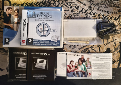 Console Nintendo DS Lite Bianco (Completo) + Gioco
