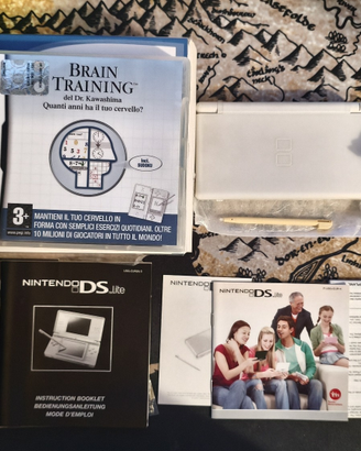 Console Nintendo DS Lite Bianco (Completo) + Gioco