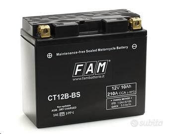 Batteria Moto FAM BM 303/A (YT12B-BS / CT12B-BS) N