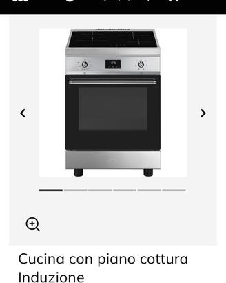 Cucina Smeg piano cottura a induzione