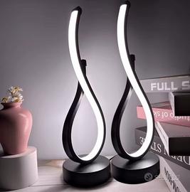 💡Coppia di abat-jour USB moderne