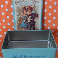 Scatola di latta vintage della Lindt & Sprüngli
