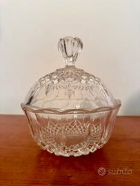 Porta-caramelle/cioccolatini in cristallo