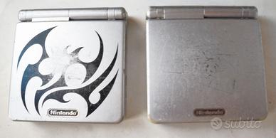 Gameboy Advance SP Tribal e grigio