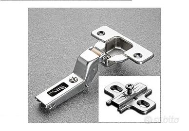 2x Salice cerniera collo 17 C2A6P99 CON basetta