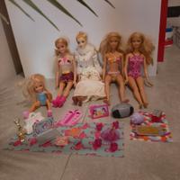Lotto barbie vintage riviera nuoto zoo 