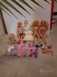 Lotto barbie vintage riviera nuoto zoo 