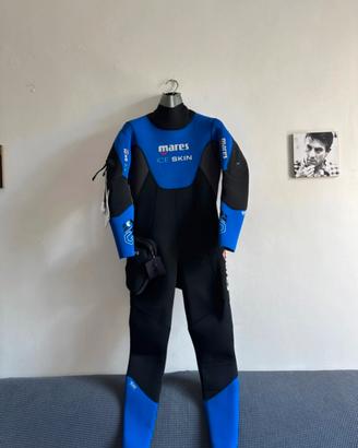 Muta Semistagna Mares Ice Skin 7mm taglia 4 uomo