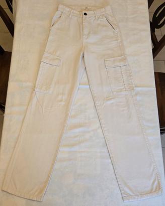 Pantaloni donna Stradivarius cargo taglia 40