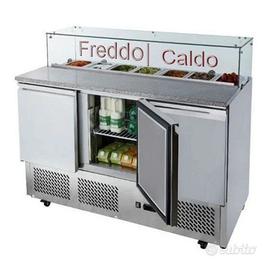 BAR CON REFRIGERATO 3 ANTE,VETRINA FREDDA E CALDA