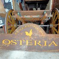 insegna pubblicitaria antica