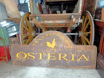 insegna pubblicitaria antica