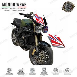 Adesivo Union Jack compatibile Triumph SpeedTriple